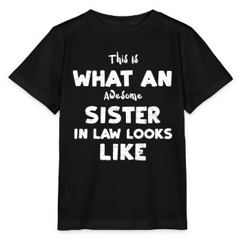 This Is What An Awesome Sister I... - Stanley/Stella Kinder T-Shirt MINI CREATOR  - Schwarz - Vorne - Mikhail (115cm)
