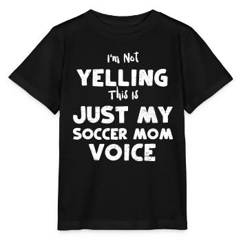 I'm Not Yelling This Is Just My... - Stanley/Stella MINI CREATOR Kids’ T-Shirt - black - Front - Mikhail (115cm)