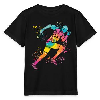 Sprinter Colorsplash Sprintender Sprint - T-shirt bio MINI CREATOR Stanley/Stella Enfant - noir - Devant - Mikhail (115cm)