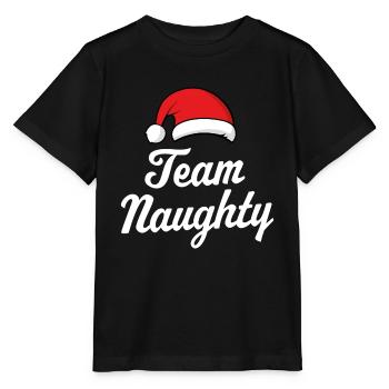 Team Naughty - Stanley/Stella MINI CREATOR Kids’ T-Shirt - black - Front - Mikhail (115cm)