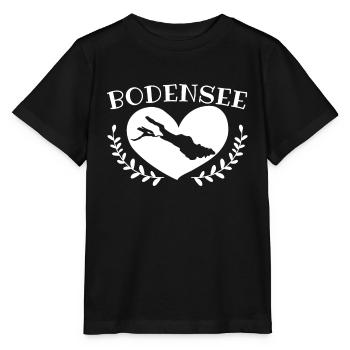 Vacances au lac de Constance Région du lac de Constance Love - T-shirt bio MINI CREATOR Stanley/Stella Enfant - noir - Devant - Mikhail (115cm)