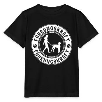 Magyar Vizsla Führungskraft Hunde Vizsla Halterin - Stanley/Stella Kinder T-Shirt MINI CREATOR  - Schwarz - Vorne - Mikhail (115cm)