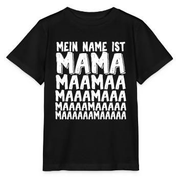 Mein Name Ist Mama - Stanley/Stella Kinder T-Shirt MINI CREATOR  - Schwarz - Vorne - Mikhail (115cm)