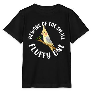 Méfiez-vous de La Petite Perruche - T-shirt bio MINI CREATOR Stanley/Stella Enfant - noir - Devant - Mikhail (115cm)