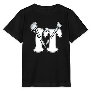 Überflieger - im wahrsten Sinne des Wortes auf den Punkt gebracht - Stanley/Stella Kinder T-Shirt MINI CREATOR  - Schwarz - Vorne - Mikhail (115cm)