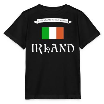 Irlande - T-shirt bio MINI CREATOR Stanley/Stella Enfant - noir - Devant - Mikhail (115cm)