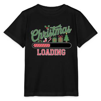 Noël Chargement Barre de chargement Noël - T-shirt bio MINI CREATOR Stanley/Stella Enfant - noir - Devant - Mikhail (115cm)