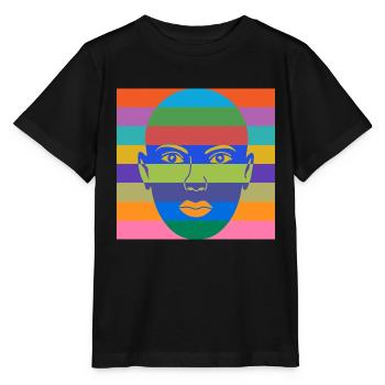 Farbenfrohe Frauenpower - Stanley/Stella Kinder T-Shirt MINI CREATOR  - Schwarz - Vorne - Mikhail (115cm)