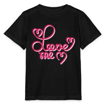 Love ME - Stanley/Stella Kinder T-Shirt MINI CREATOR  - Schwarz - Vorne - Mikhail (115cm)
