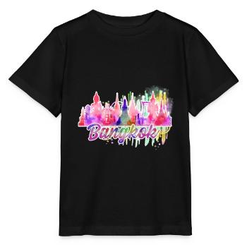 bangkok j - Stanley/Stella MINI CREATOR Kids’ T-Shirt - black - Front - Mikhail (115cm)