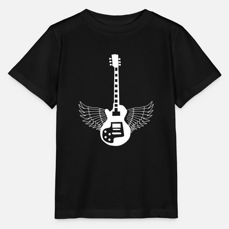 guitare - T-shirt bio MINI CREATOR Stanley/Stella Enfant - noir