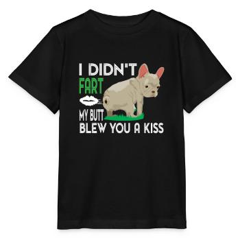 Französische Bulldogge Rassehunde Züchter - Stanley/Stella Kinder T-Shirt MINI CREATOR  - Schwarz - Vorne - Mikhail (115cm)