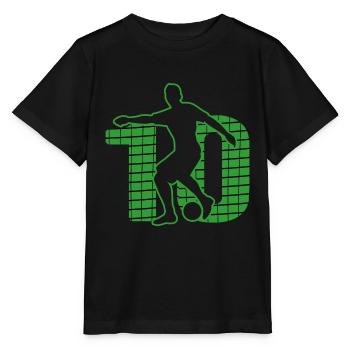 Sport de football Terrain de football Terrain de football NO.10 - T-shirt bio MINI CREATOR Stanley/Stella Enfant - noir - Devant - Mikhail (115cm)
