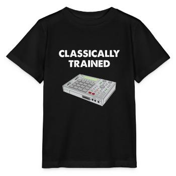 MPC Music Producer design - Stanley/Stella MINI CREATOR Kids’ T-Shirt - black - Front - Mikhail (115cm)