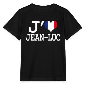 Ich liebe jean-luc - Stanley/Stella Kinder T-Shirt MINI CREATOR  - Schwarz - Vorne - Mikhail (115cm)