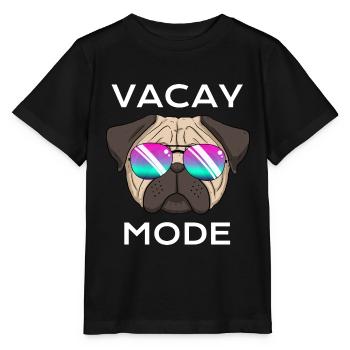 Vacay Mode Sommerurlaub - Stanley/Stella Kinder T-Shirt MINI CREATOR  - Schwarz - Vorne - Mikhail (115cm)