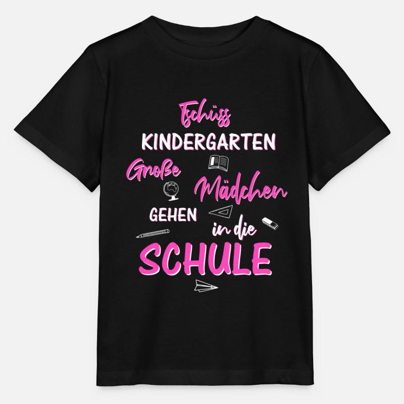 Tschüss Kindergarten - Stanley/Stella Kinder T-Shirt MINI CREATOR  - Schwarz