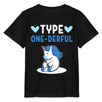 Diabetiker Insulin Typ 1 - Stanley/Stella Kinder T-Shirt MINI CREATOR  - Schwarz - Vorne - Mikhail (115cm)