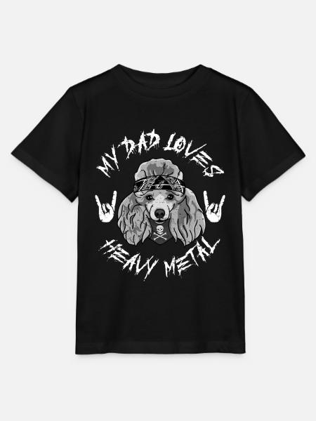 Pudel - Stanley/Stella Kinder T-Shirt MINI CREATOR - Schwarz