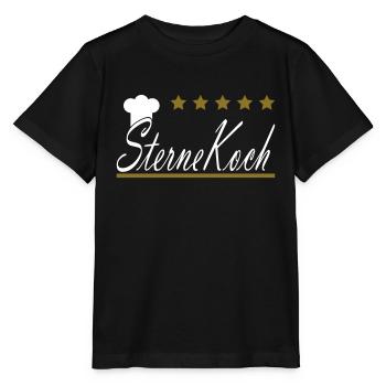 Sternekoch - Stanley/Stella Kinder T-Shirt MINI CREATOR  - Schwarz - Vorne - Mikhail (115cm)