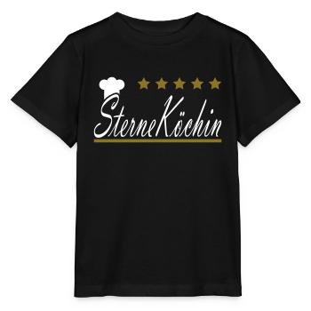 Sterneköchin - Stanley/Stella Kinder T-Shirt MINI CREATOR  - Schwarz - Vorne - Mikhail (115cm)