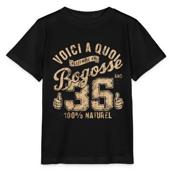 35 Jahre alte Bogosse - Stanley/Stella Kinder T-Shirt MINI CREATOR  - Schwarz - Vorne - Mikhail (115cm)