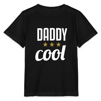DADDY COOL - Stanley/Stella Kinder T-Shirt MINI CREATOR  - Schwarz - Vorne - Mikhail (115cm)