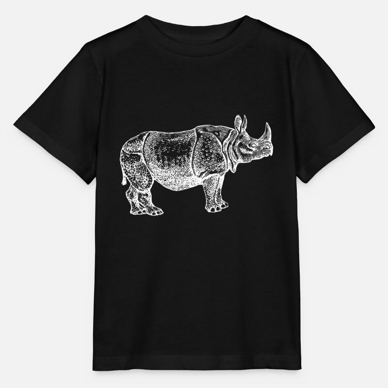 Nashorn - Stanley/Stella Kinder T-Shirt MINI CREATOR  - Schwarz