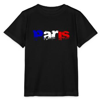 Paris - Stanley/Stella Kinder T-Shirt MINI CREATOR  - Schwarz - Vorne - Mikhail (115cm)