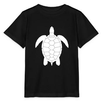 Tortue tortue - T-shirt bio MINI CREATOR Stanley/Stella Enfant - noir - Devant - Mikhail (115cm)