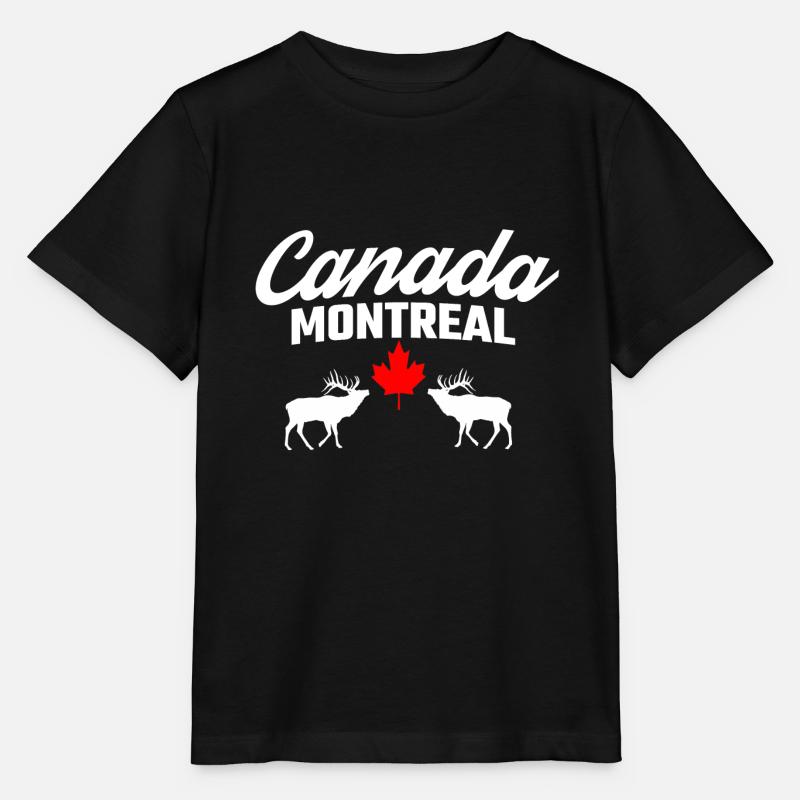 Canada Montréal - T-shirt bio MINI CREATOR Stanley/Stella Enfant - noir