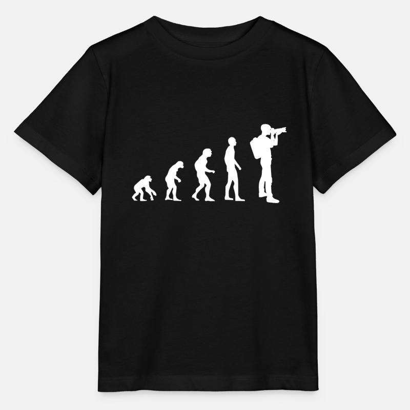 Photographie Photographique Evolution - T-shirt bio MINI CREATOR Stanley/Stella Enfant - noir
