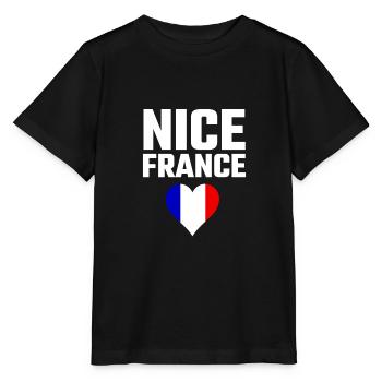 Nice France Nice France - T-shirt bio MINI CREATOR Stanley/Stella Enfant - noir - Devant - Mikhail (115cm)