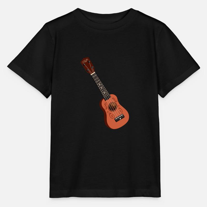 Ukulele Guitar - Stanley/Stella Kinder T-Shirt MINI CREATOR - Schwarz