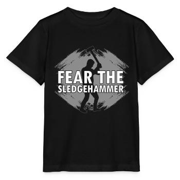 Démolition et rénovation de maisons - T-shirt bio MINI CREATOR Stanley/Stella Enfant - noir - Devant - Mikhail (115cm)