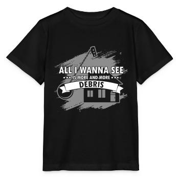 Hausabriss und Renovierungs Design - Stanley/Stella Kinder T-Shirt MINI CREATOR  - Schwarz - Vorne - Mikhail (115cm)