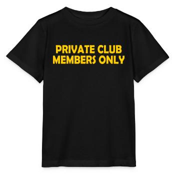 private club members only - Stanley/Stella Kinder T-Shirt MINI CREATOR  - Schwarz - Vorne - Mikhail (115cm)