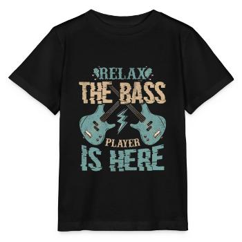 Basse guitare basse basse guitare - T-shirt bio MINI CREATOR Stanley/Stella Enfant - noir - Devant - Mikhail (115cm)