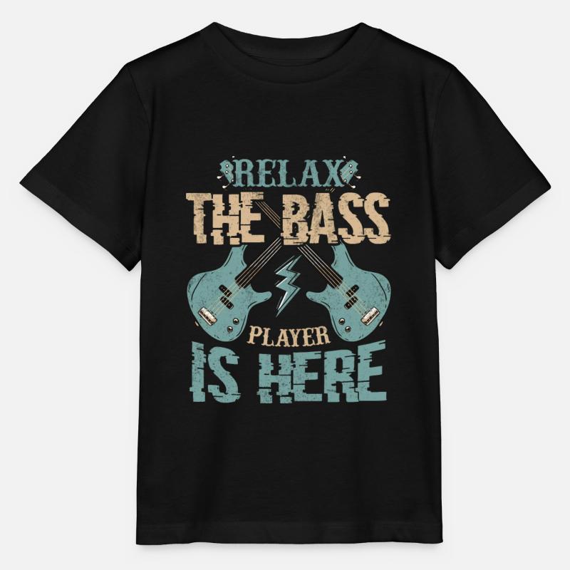 Basse guitare basse basse guitare - T-shirt bio MINI CREATOR Stanley/Stella Enfant - noir