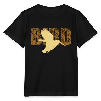 bird - T-shirt bio MINI CREATOR Stanley/Stella Enfant - noir - Devant - Mikhail (115cm)