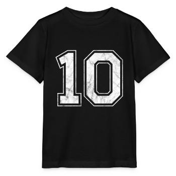 Anzahl 10 - Stanley/Stella Kinder T-Shirt MINI CREATOR  - Schwarz - Vorne - Mikhail (115cm)