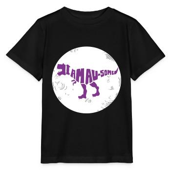 Dinosaure. Je suis un style génial. Animaux. Préhistoire - T-shirt bio MINI CREATOR Stanley/Stella Enfant - noir - Devant - Mikhail (115cm)