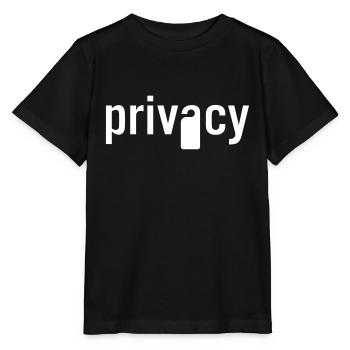 Privacy - Stanley/Stella MINI CREATOR Kids’ T-Shirt - black - Front - Mikhail (115cm)