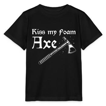 Citation de jeu de rôle pour Larper et Larp - T-shirt bio MINI CREATOR Stanley/Stella Enfant - noir - Devant - Mikhail (115cm)
