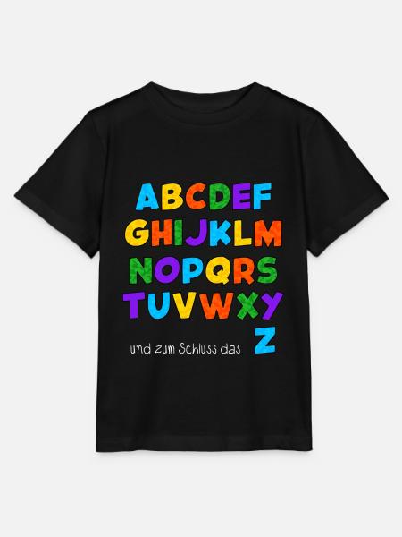 ABC Shirt - Stanley/Stella Kinder T-Shirt MINI CREATOR - Schwarz
