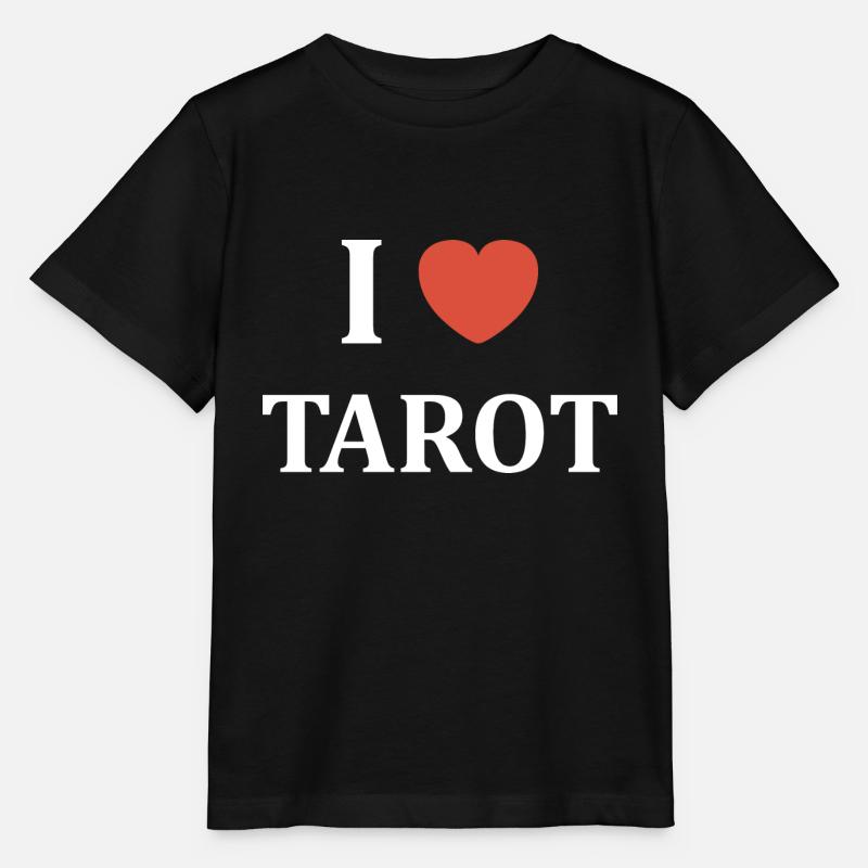 i love tarot - T-shirt bio MINI CREATOR Stanley/Stella Enfant - noir