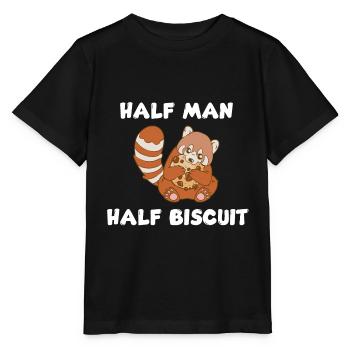 Mi-homme, mi-biscuit - T-shirt bio MINI CREATOR Stanley/Stella Enfant - noir - Devant - Mikhail (115cm)