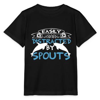 Meeressäuger für Orca-Beobachtung und Buckelwal - Stanley/Stella Kinder T-Shirt MINI CREATOR  - Schwarz - Vorne - Mikhail (115cm)