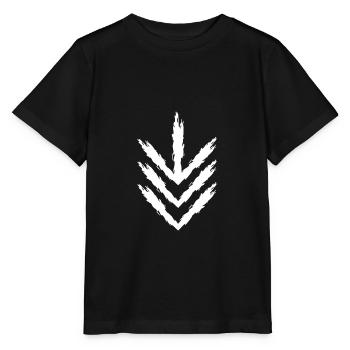 Flèche bas - T-shirt bio MINI CREATOR Stanley/Stella Enfant - noir - Devant - Mikhail (115cm)