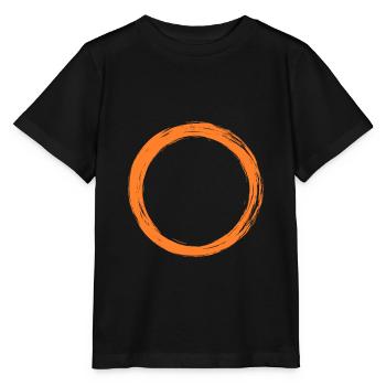Circle symbol - Stanley/Stella MINI CREATOR Kids’ T-Shirt - black - Front - Mikhail (115cm)
